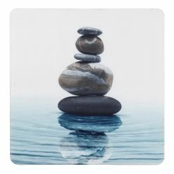 WENKO Duscheinlage Meditation - Kunststoff - Mehrfarbig