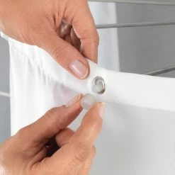 WENKO Duschschirm mit 12 Armen - Kunststoff / Edelstahl, pulverbeschichtet - Glänzend -Badaccessoires Verkäufe 1000289427 210907 16455200238 DETAILS P000000001000289427