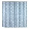 WENKO Duschvorhang Cristal - Polyester - Blau / Weiß -Badaccessoires Verkäufe 1000289452 210907 16454300092 IMAGE P000000001000289452