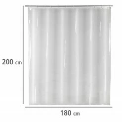 WENKO Duschvorhang Salda - Polyethylen-Vinylacetat - Transparent 13 WENKO Duschvorhang Salda - Polyethylen-Vinylacetat - Transparent -Badaccessoires Verkäufe 1000289456 210907 16455700318 SKETCH DETAILS P000000001000289456 sketch