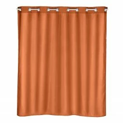WENKO Duschvorhang Comfort Flex - Polyester - Terracotta