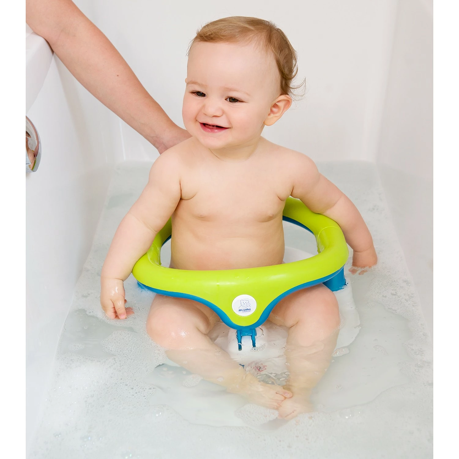 Rotho Babydesign Baby Badesitz Basic - Hellgrün 5 Rotho Babydesign Baby Badesitz Basic - Hellgrün – Bild 3