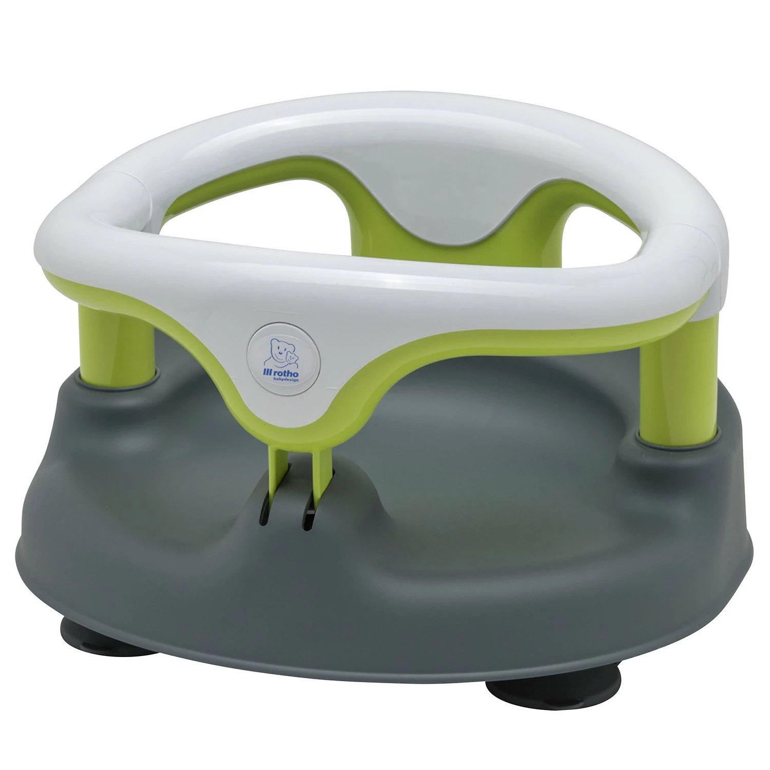 Rotho Babydesign Baby Badesitz Basic - Weiß / Grün 3 Rotho Babydesign Baby Badesitz Basic - Weiß / Grün