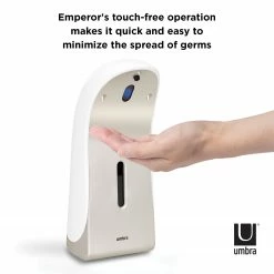 Umbra Seifenspender Emperor - Weiß / Nickel -Badaccessoires Verkäufe 1000316996 220112 13102000681 SKETCH DETAILS P000000001000316996 sketch