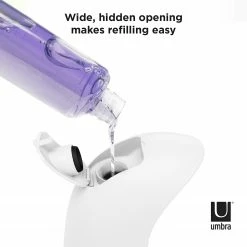 Umbra Seifenspender Emperor - Weiß / Nickel -Badaccessoires Verkäufe 1000316996 220112 13102100685 SKETCH DETAILS P000000001000316996 sketch