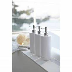 Yamazaki Pumpspender Tower - ABS - Weiß -Badaccessoires Verkäufe 1000318523 220107 16170200129 MOOD DETAILS P000000001000318523 mood