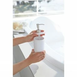 Yamazaki Pumpspender Tower - ABS - Weiß -Badaccessoires Verkäufe 1000318523 220107 16170200162 DETAILS P000000001000318523