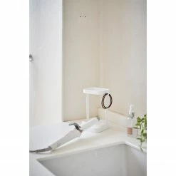 Yamazaki Föhnhalter Tower - Stahl / Silikon - Weiß -Badaccessoires Verkäufe 1000318534 220107 16172000204 MOOD DETAILS P000000001000318534 mood