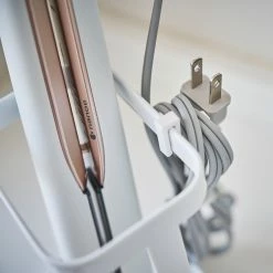 Yamazaki Föhnhalter Tower - Stahl / Silikon - Weiß -Badaccessoires Verkäufe 1000318534 220107 16172000239 DETAILS P000000001000318534