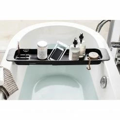 Yamazaki Wannenablage Tower - Stahl / ABS - Schwarz -Badaccessoires Verkäufe 1000318557 220107 16174600362 MOOD DETAILS P000000001000318557 mood