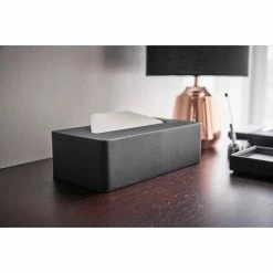 Yamazaki Taschentuchhalter Tower - Stahl - Schwarz -Badaccessoires Verkäufe 1000318558 220107 16174700369 MOOD DETAILS P000000001000318558 mood