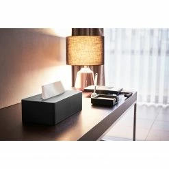 Yamazaki Taschentuchhalter Tower - Stahl - Schwarz -Badaccessoires Verkäufe 1000318558 220107 16174700371 MOOD DETAILS P000000001000318558 mood