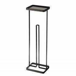 Yamazaki Toilettenpapierhalter Tower - Stahl - Schwarz