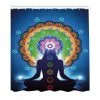 Twentyfour Duschvorhang Mandala Chakra - Polyester - Mehrfarbig - 175 x 180 cm -Badaccessoires Verkäufe 1000326459 220121 12193500010 IMAGE P000000001000326459