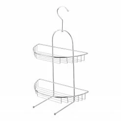 WENKO Duschcaddy Kuopio - Stahl - Silber