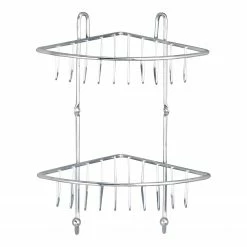 WENKO Eckregal Milano - Stahl - Silber