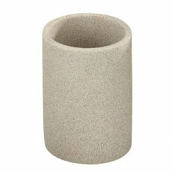 WENKO Zahnputzbecher Vico - Polyresin - Beige