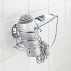 WENKO Turbo-Loc Haartrocknerhalter Eperny - Stahl - Silber -Badaccessoires Verkäufe 1000333066 220218 021 MOOD DETAILS P000000001000333066 mood