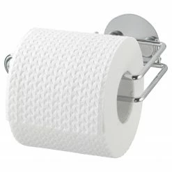 WENKO Toilettenpapierrollenhalter Creerin II - Stahl - Silber