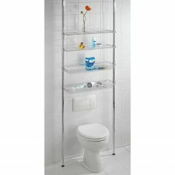 WENKO Teleskopregal Ellera - Stahl - Silber -Badaccessoires Verkäufe 1000333072 220218 021 MOOD DETAILS P000000001000333072 mood