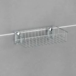 WENKO Wandablage Classic - Stahl - Silber - Höhe: 6 cm -Badaccessoires Verkäufe 1000333080 220218 035 DETAILS P000000001000333080