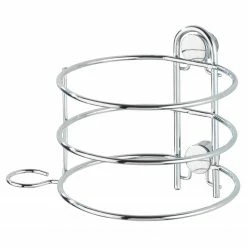 WENKO Haartrocknerhalter Classic - Stahl - Silber
