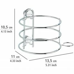 WENKO Haartrocknerhalter Classic - Stahl - Silber -Badaccessoires Verkäufe 1000333081 220218 500 SKETCH DETAILS P000000001000333081 sketch