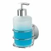 WENKO Turbo-Loc Seifenspender Fireside - Stahl / Polypropylen - Silber -Badaccessoires Verkäufe 1000333082 220218 010 IMAGE P000000001000333082