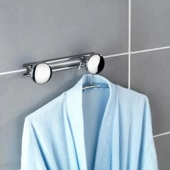 WENKO Hakenleiste Basic - Edelstahl - Silber -Badaccessoires Verkäufe 1000333092 220218 021 MOOD DETAILS P000000001000333092 mood