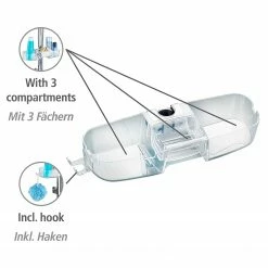 WENKO Duschstangencaddy Premium - Polystyrol / ABS - Transparent -Badaccessoires Verkäufe 1000333098 220218 050 DETAILS P000000001000333098