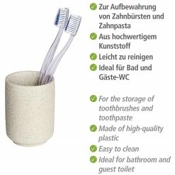 WENKO Zahnputzbecher Goa Neo - Beige -Badaccessoires Verkäufe 1000333109 220218 030 DETAILS P000000001000333109