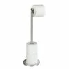 WENKO Stand-Toilettenpapierhalter Courban - Edelstahl - Matt -Badaccessoires Verkäufe 1000333126 220218 010 IMAGE P000000001000333126