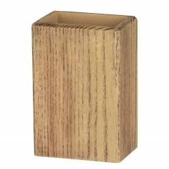 WENKO Zahnputzbecher Marla - Polyresin - Braun