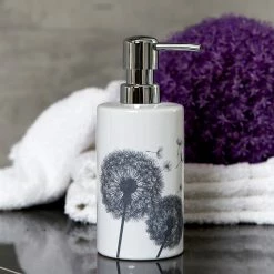 WENKO Seifenspender Astera - Keramik - Weiß / Blau -Badaccessoires Verkäufe 1000333138 220218 021 MOOD DETAILS P000000001000333138 mood