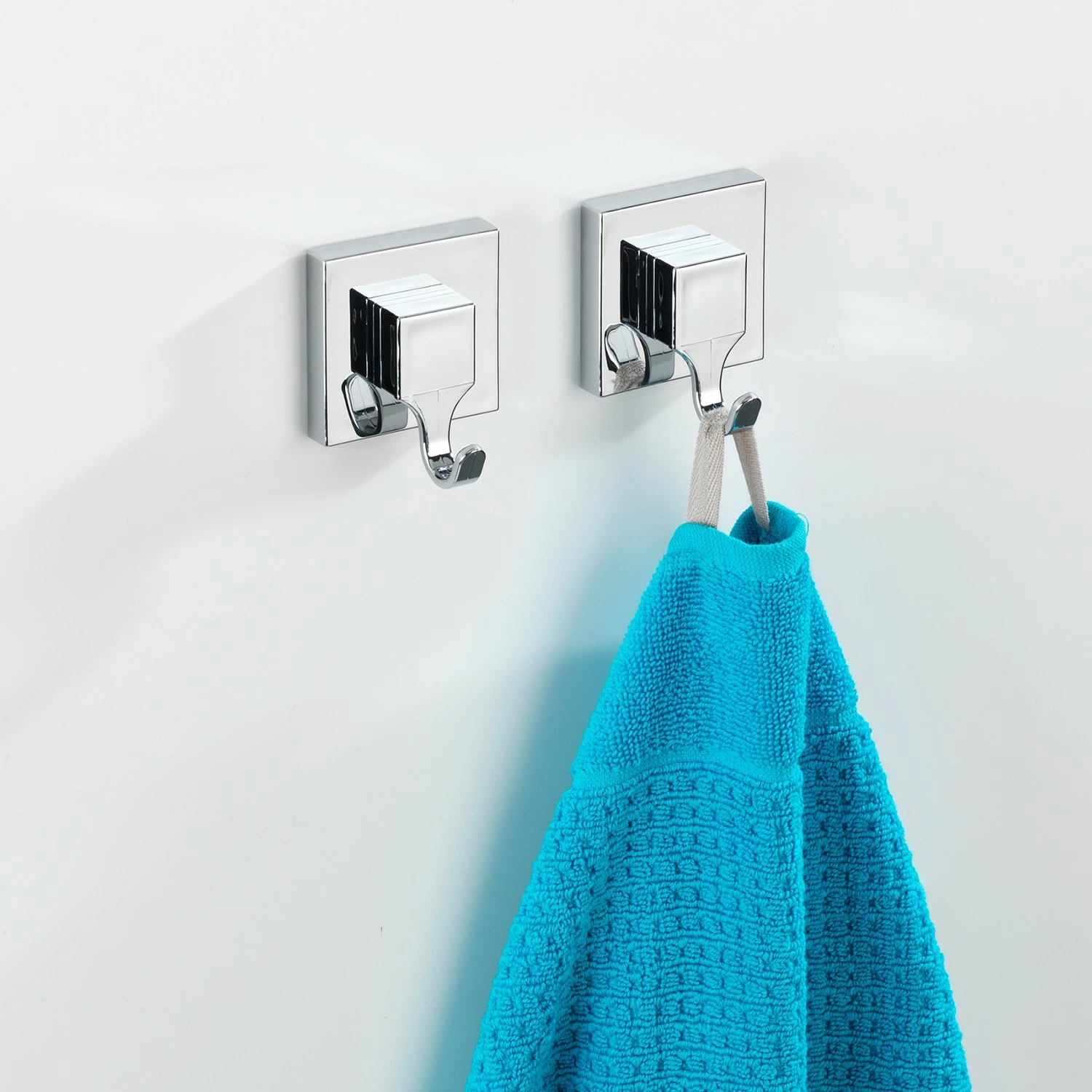 WENKO Vacuum-Loc Haken Gerald I (2er-Set) - ABS - Silber 4 WENKO Vacuum-Loc Haken Gerald I (2er-Set) - ABS - Silber – Bild 2