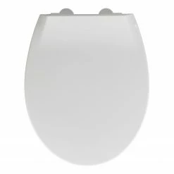 WENKO WC-Sitz Syros - Thermoplast, Befestigung: Kunststoff - Weiß