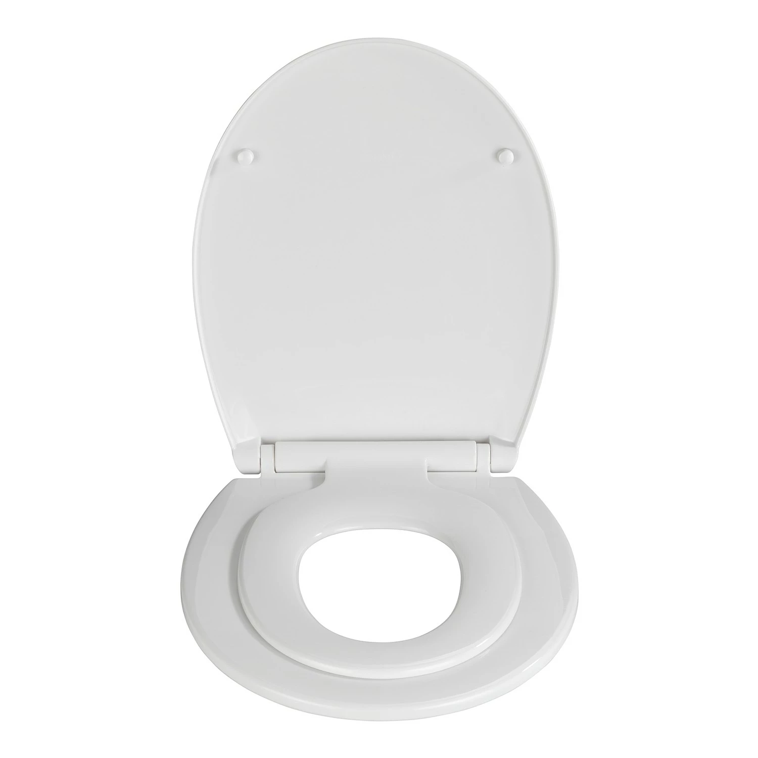 WENKO WC-Sitz Syros - Thermoplast, Befestigung: Kunststoff - Weiß 4 WENKO WC-Sitz Syros - Thermoplast, Befestigung: Kunststoff - Weiß – Bild 2