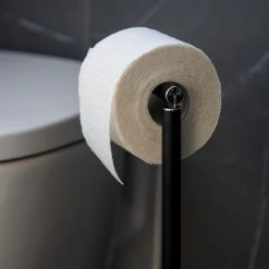 WENKO Stand-Toilettenpapierhalter Cianorte - Stahl - Schwarz -Badaccessoires Verkäufe 1000333156 220218 060 DETAILS P000000001000333156