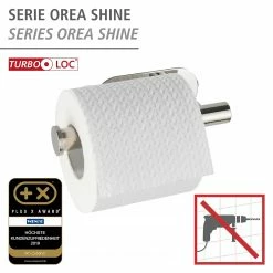 WENKO Turbo-Loc Toilettenpapierhalter Orea - Edelstahl - Silber -Badaccessoires Verkäufe 1000333174 220218 033 DETAILS P000000001000333174