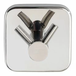 WENKO Wandhaken Duo Mezzano - Edelstahl - Silber -Badaccessoires Verkäufe 1000333176 220218 030 DETAILS P000000001000333176