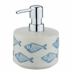WENKO Seifenspender Aquamarin - Keramik - Beige