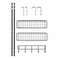 WENKO Hängeregal Eperny - Metall, pulverbeschichtet - Schwarz -Badaccessoires Verkäufe 1000333201 220218 031 DETAILS P000000001000333201