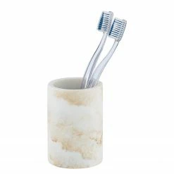 WENKO Zahnputzbecher Odos - Polyresin - Weiß -Badaccessoires Verkäufe 1000333209 220218 030 DETAILS P000000001000333209