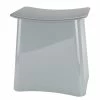 WENKO Badhocker Wing - ABS / Polyester - Grau -Badaccessoires Verkäufe 1000333212 220218 010 IMAGE P000000001000333212