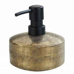 WENKO Seifenspender Rivara - Keramik - Gold