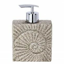 WENKO Seifenspender Fossil - Polyresin - Beige -Badaccessoires Verkäufe 1000333219 220218 030 DETAILS P000000001000333219