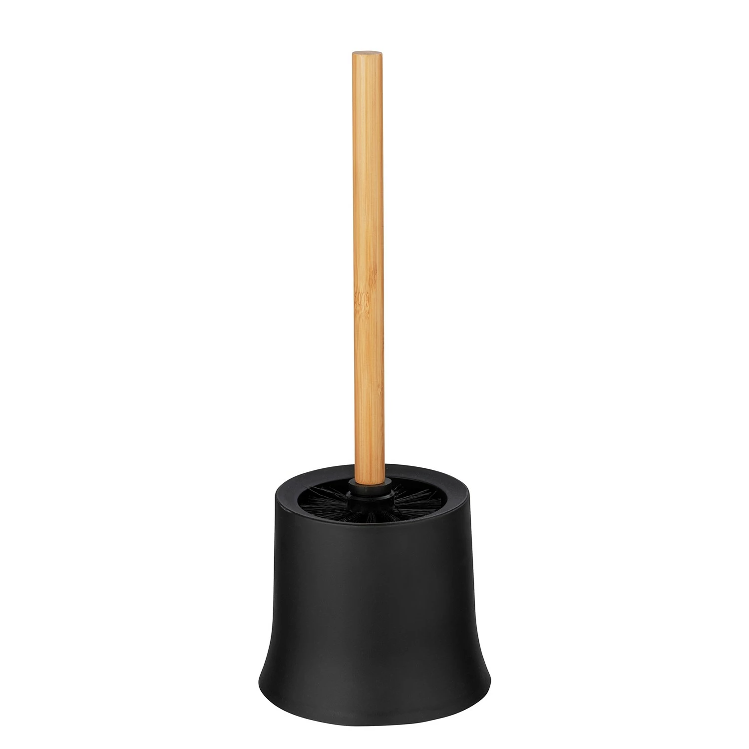 WENKO WC-Bürstenhalter Basic Bambusa - Polypropylen / Bambus - Schwarz 3 WENKO WC-Bürstenhalter Basic Bambusa - Polypropylen / Bambus - Schwarz
