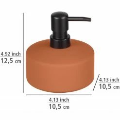 WENKO Seifenspender Avellino - Keramik - Terracotta -Badaccessoires Verkäufe 1000333224 220218 500 SKETCH DETAILS P000000001000333224 sketch