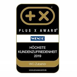 WENKO Stand WC-Garnitur Aprilia - Edelstahl - Weiß -Badaccessoires Verkäufe 1000333227 220218 600 ICON DETAILS P000000001000333227 icon seal