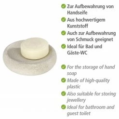 WENKO Seifenablage Goa - Polyresin - Beige -Badaccessoires Verkäufe 1000333237 220218 040 DETAILS P000000001000333237